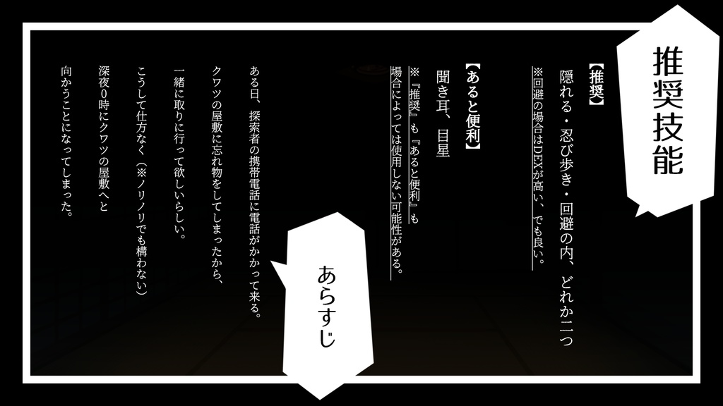 【CoC】クワツの屋敷【SPLL:E195957】