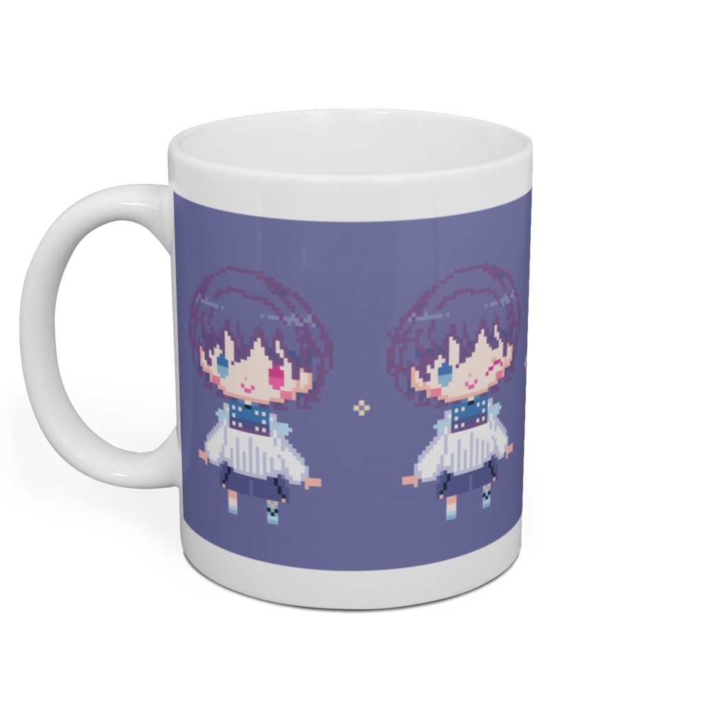 お家で一緒!~弟魔女セイラドット絵マグカップ~