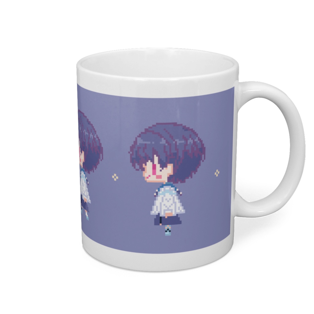お家で一緒！～弟魔女セイラドット絵マグカップ～歩行Ver．