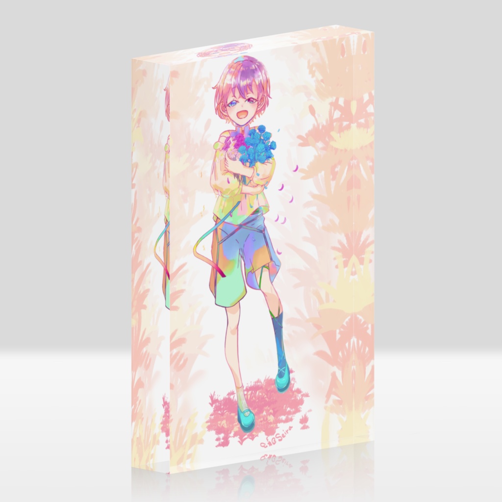弟魔女セイラアクリルブロック~Ver.flowery2~