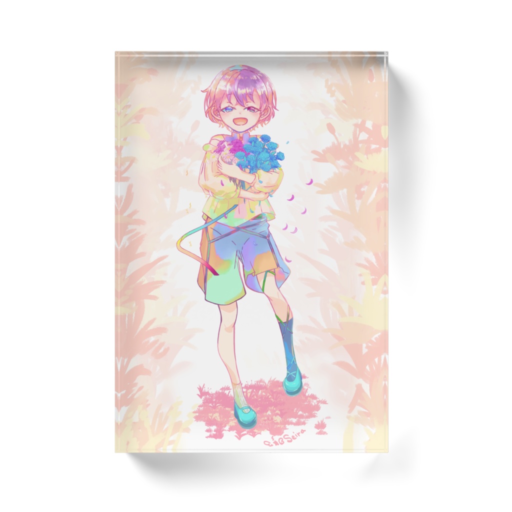 弟魔女セイラアクリルブロック~Ver.flowery2~