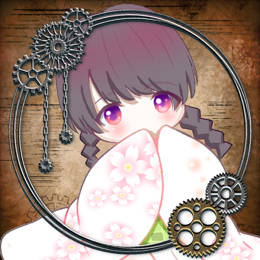 スチームパンク風アイコンリングセット