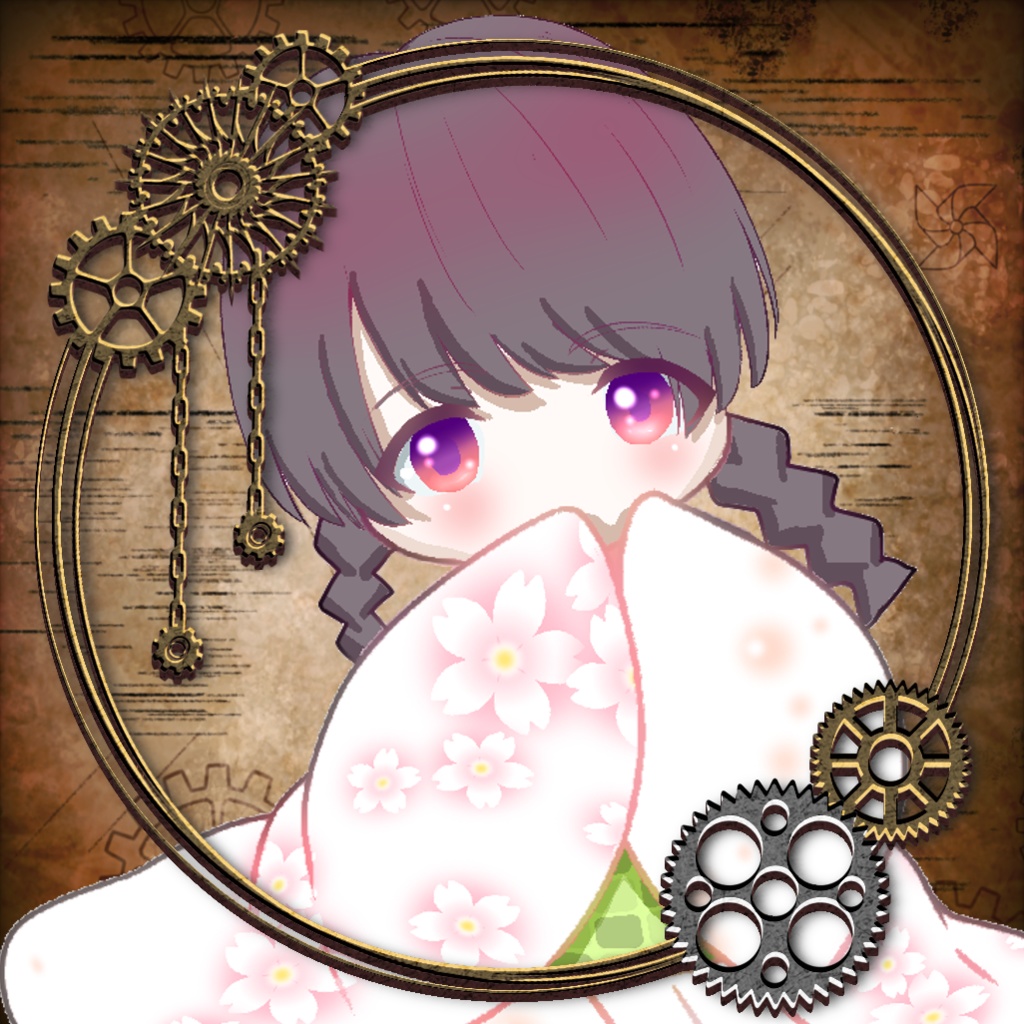 スチームパンク風アイコンリングセット