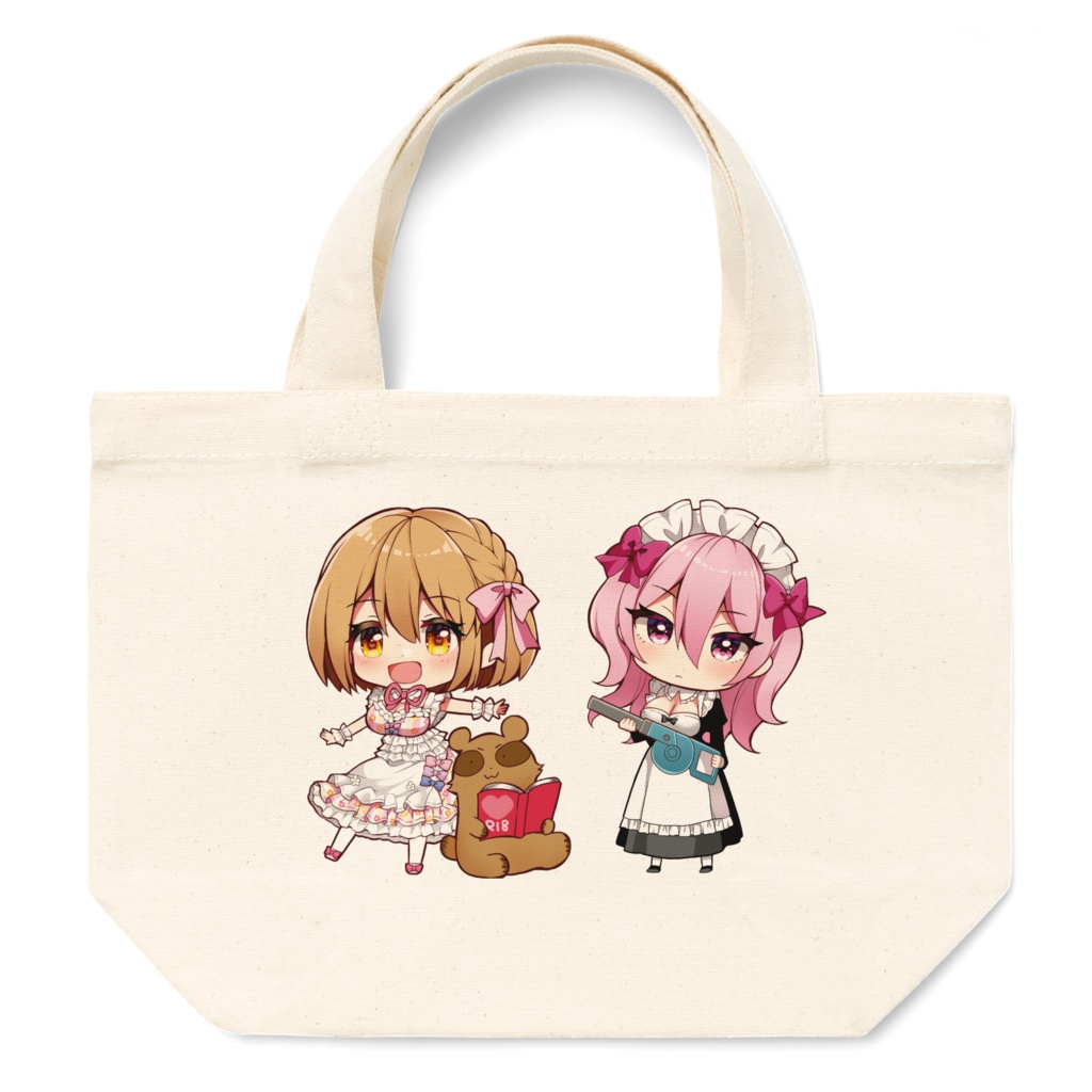 勢揃いミニトートバッグ