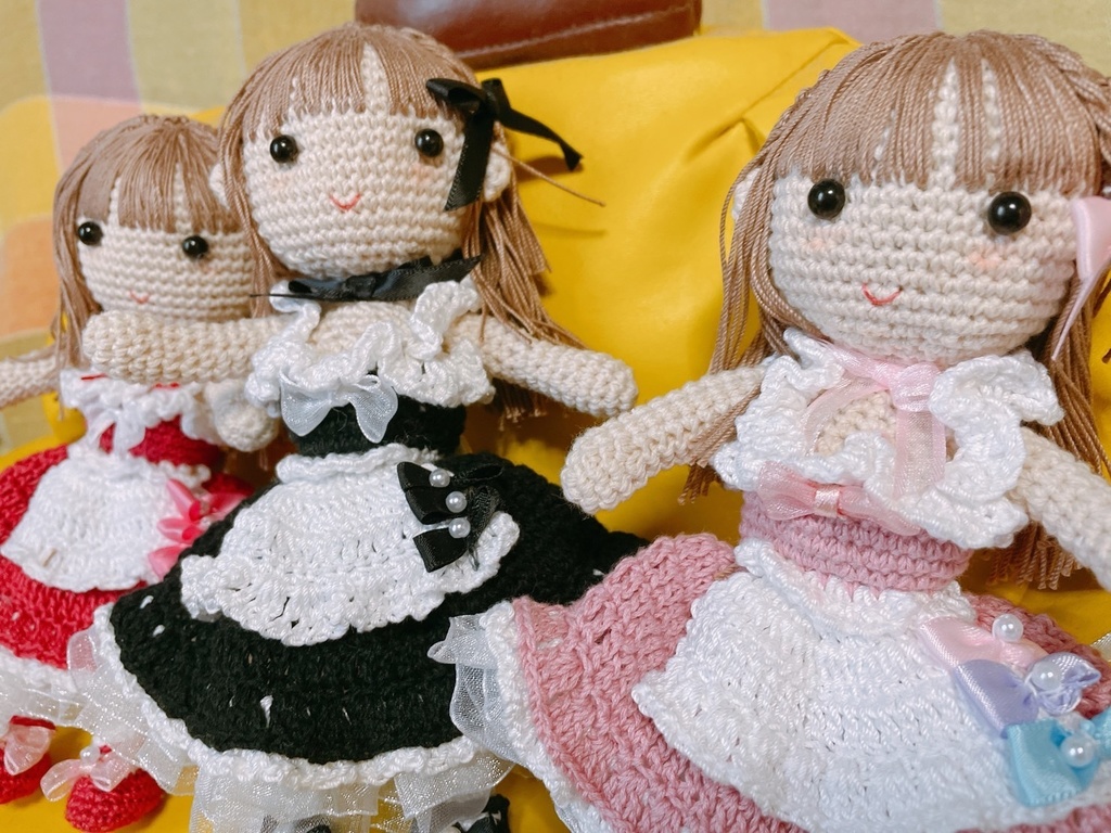 たぬちゃん編みぐるみ