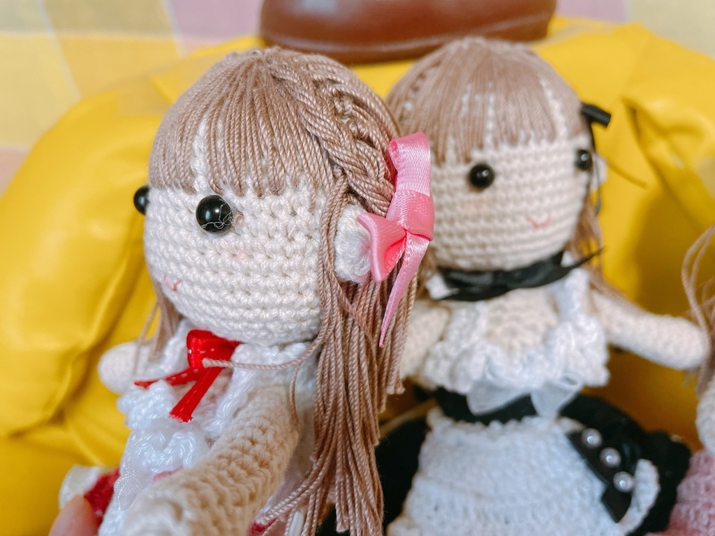 たぬちゃん編みぐるみ