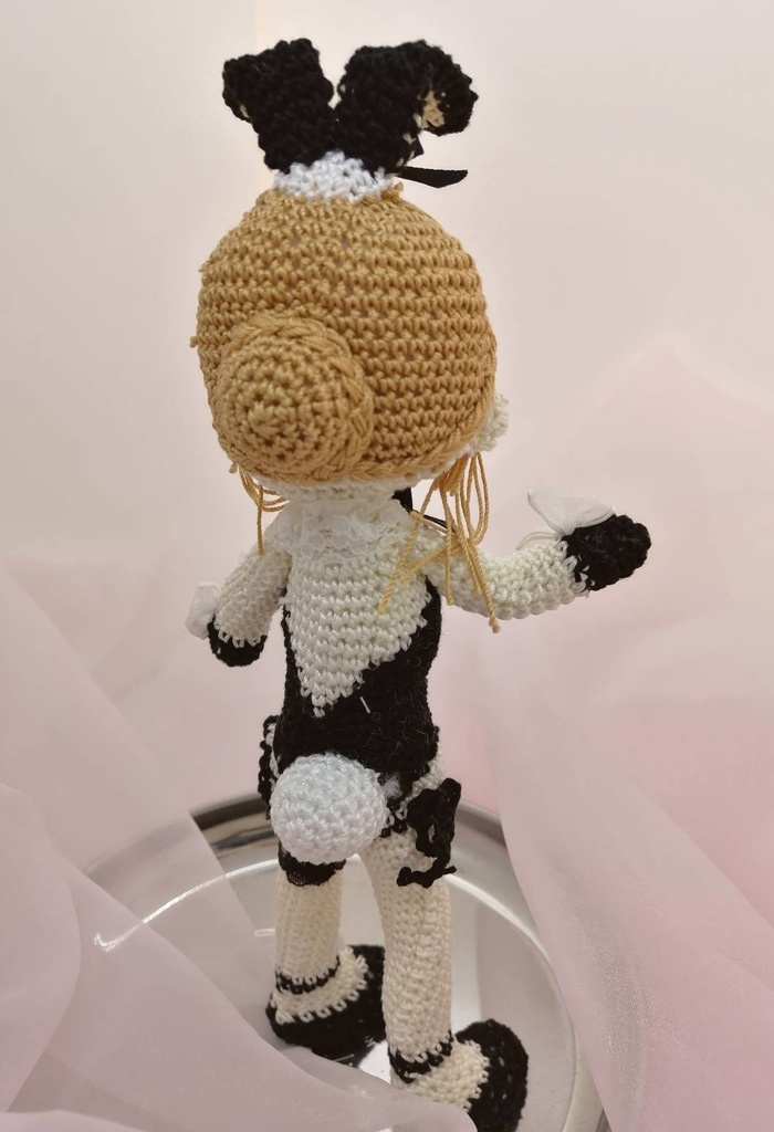 たぬちゃんバニー衣装・かしこいたぬき編みぐるみ