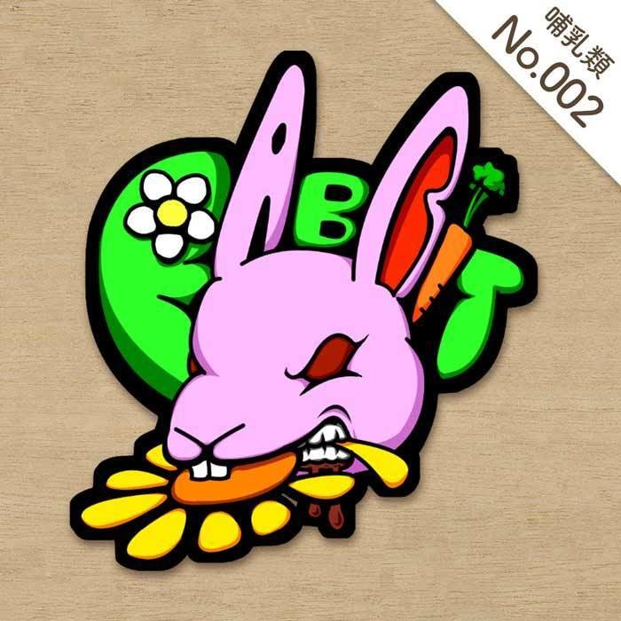 ウサギステッカー
