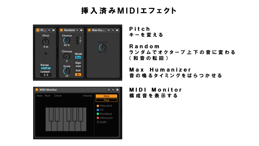 Ableton Live 作曲らくらくコード表【コード進行集付き】