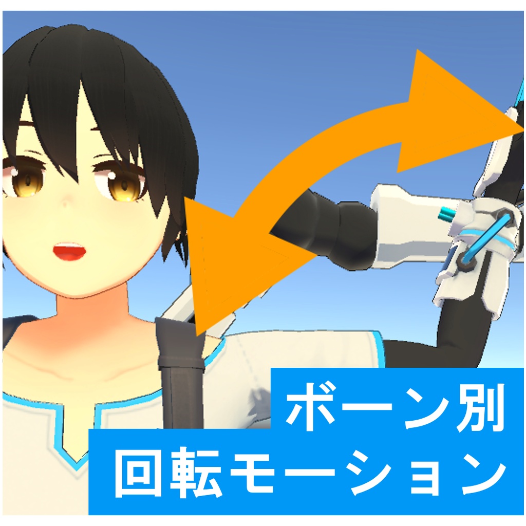 ボーン別テスト用回転モーション