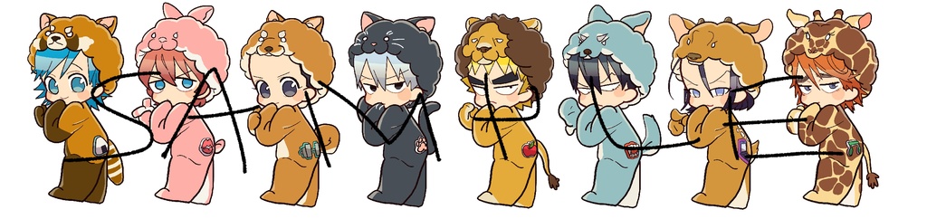 箱学ZOOステッカー