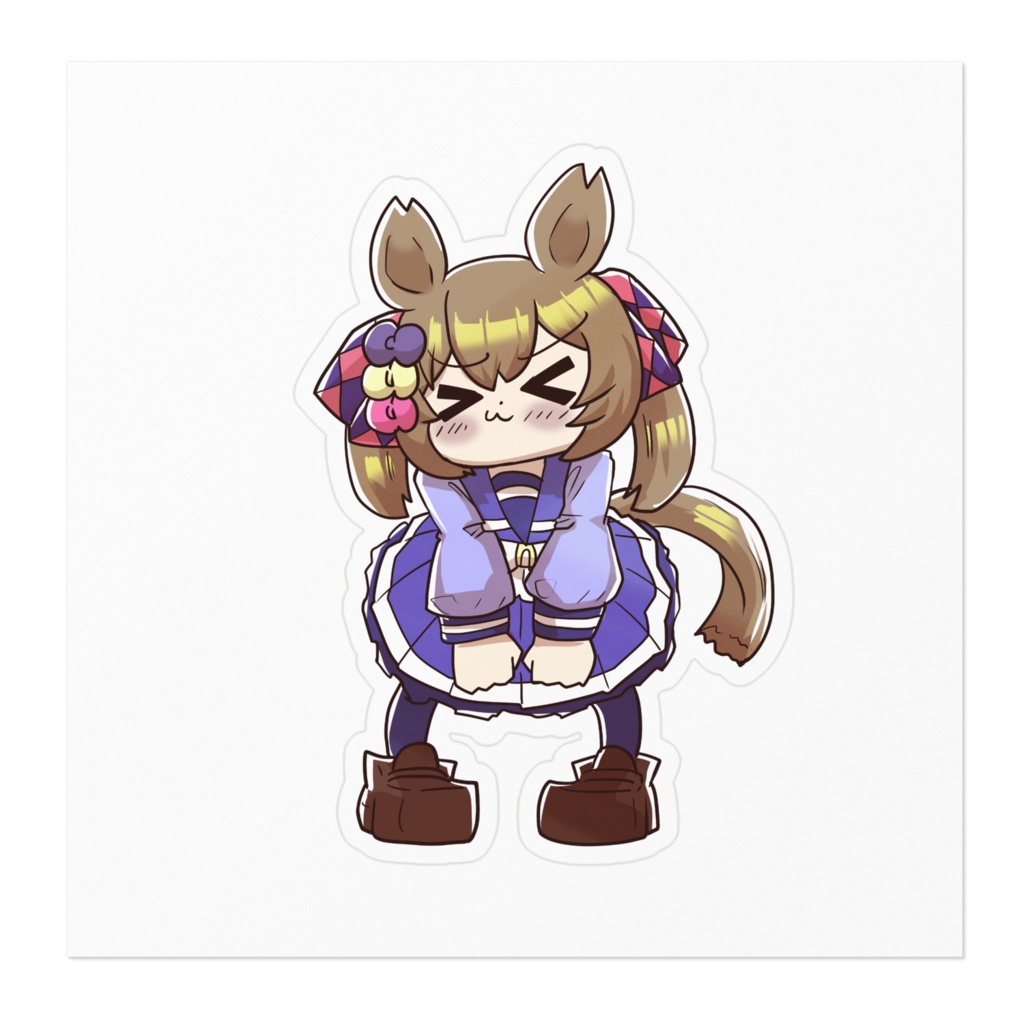 エアダンベル上げ子 ステッカー