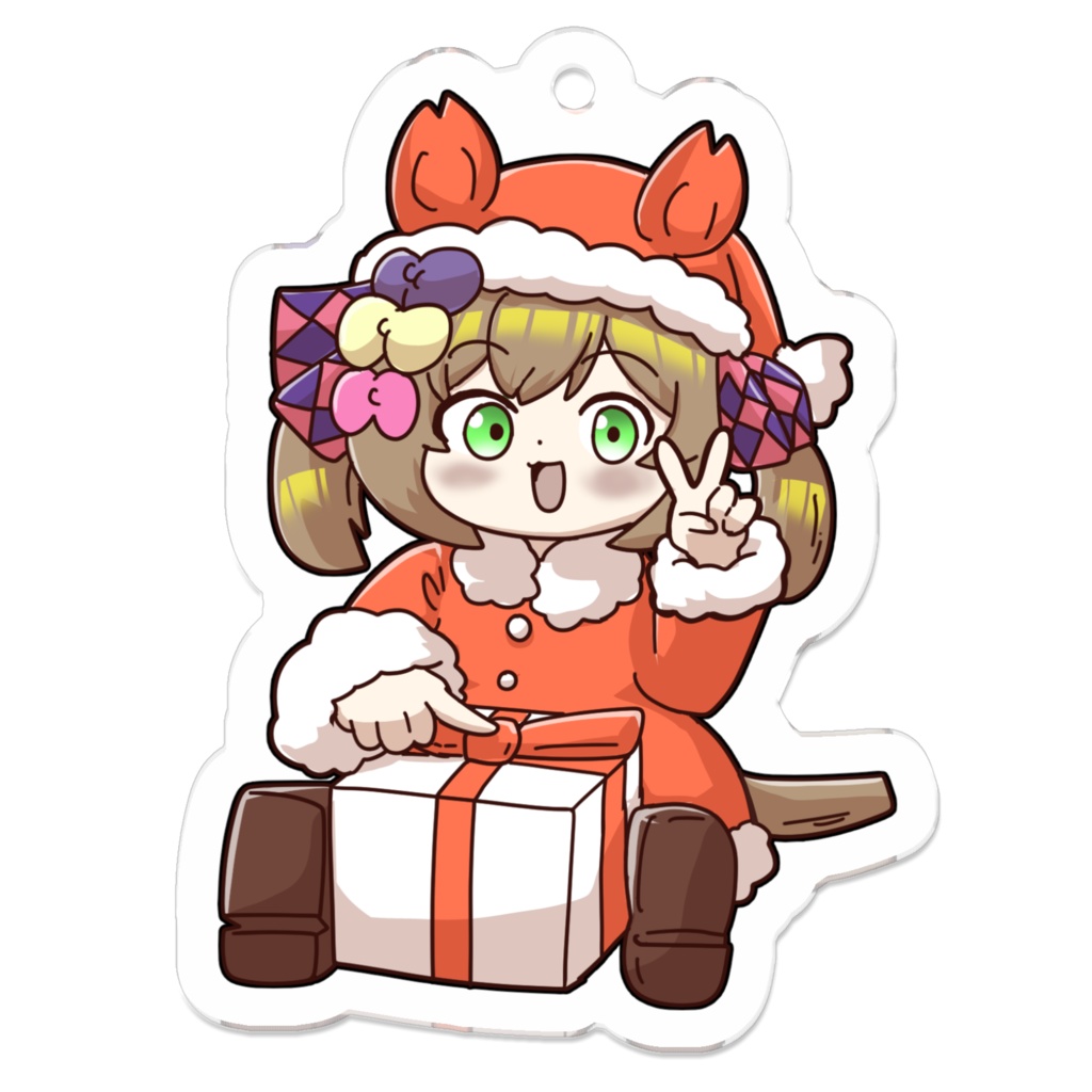 クリスマスにゅ子ちぃ アクキー