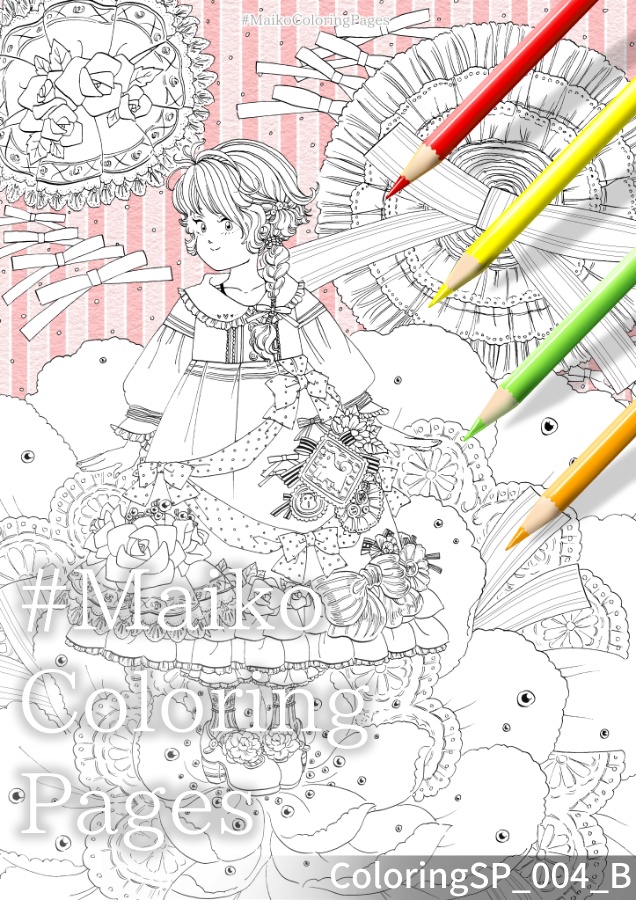 4「リボンとレースと女の子」