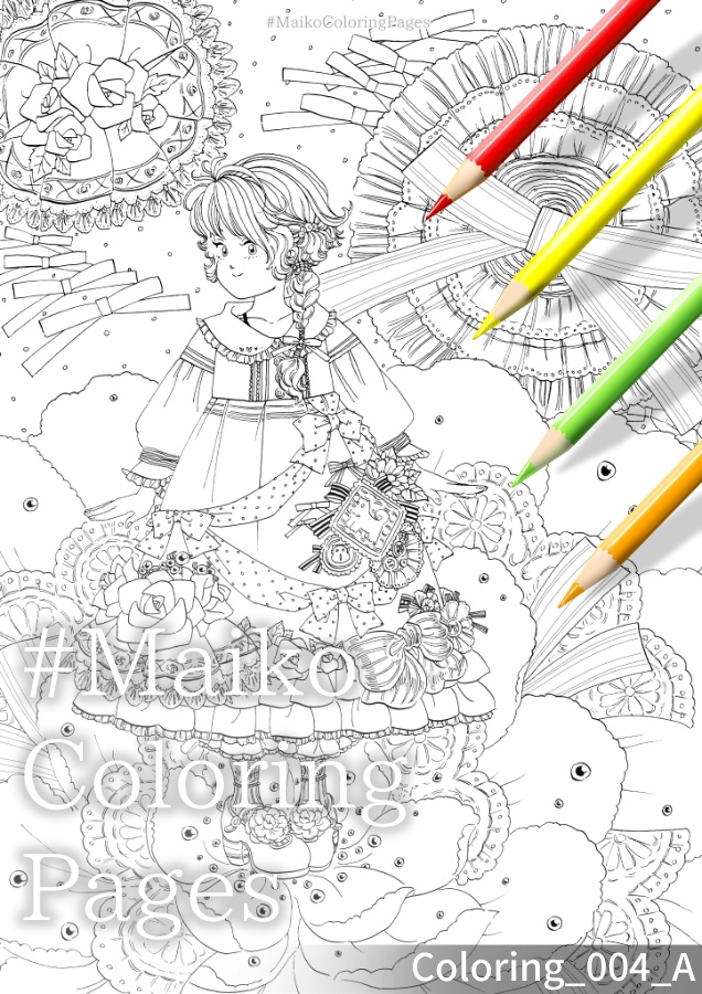 4「リボンとレースと女の子」