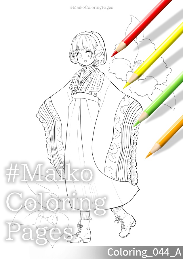 44「十二単アレンジ・冬」