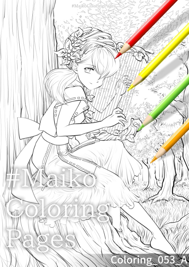 53「森の竪琴弾き」