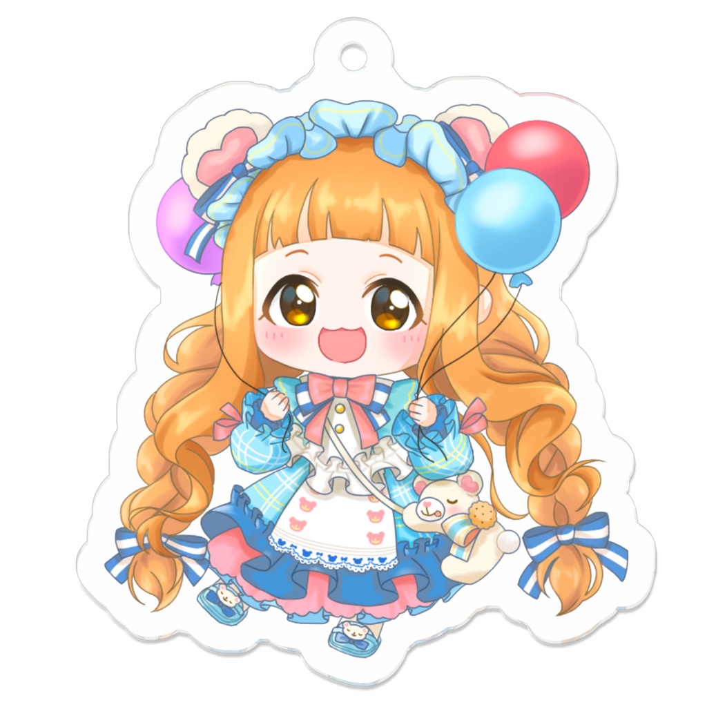 たのしいえぶりでー仁奈ちゃんアクリルキーホルダー