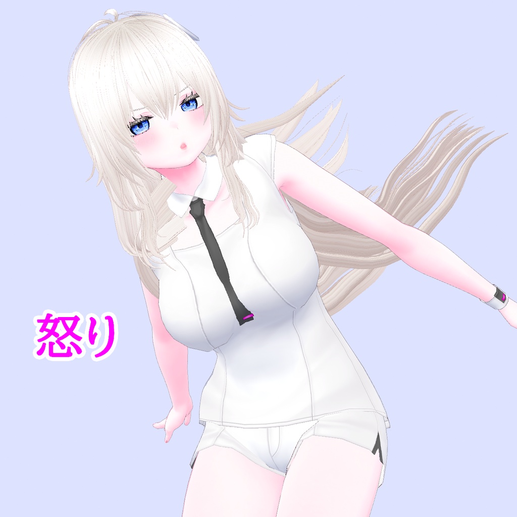 ミラリ-mirari-1.0【オリジナル3Dモデル】VRoidデータ/VRM/カスタムアイテム/XWear