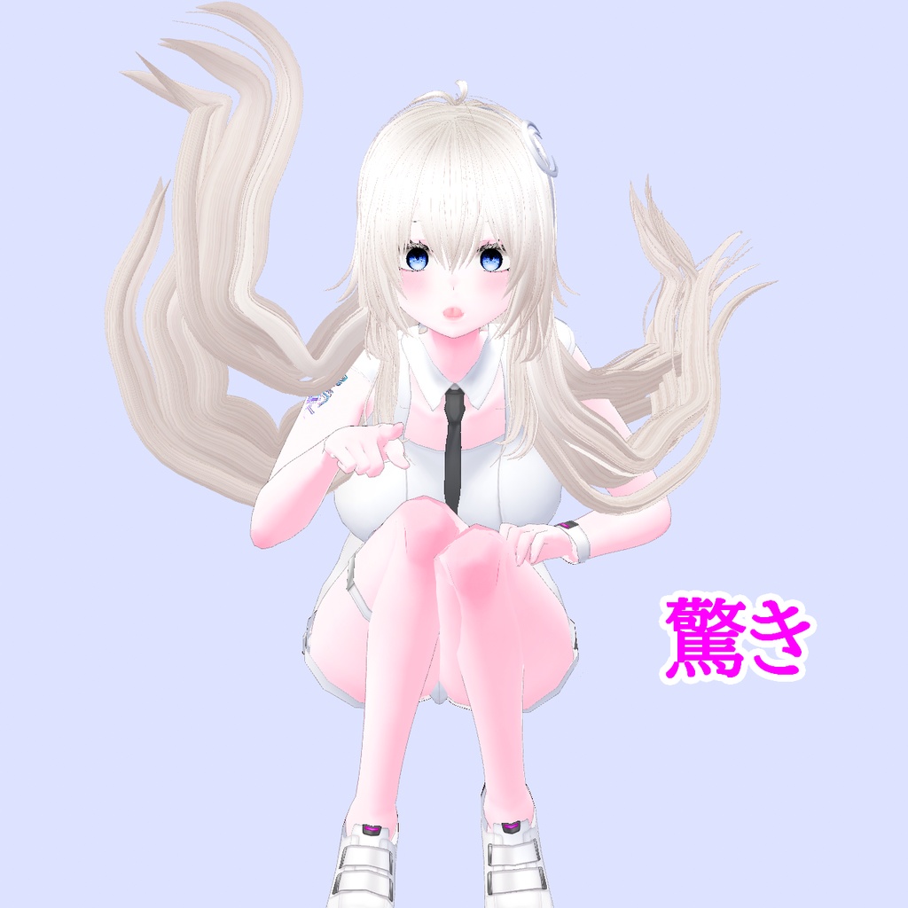 ミラリ-mirari-1.0【オリジナル3Dモデル】VRoidデータ/VRM/カスタムアイテム/XWear