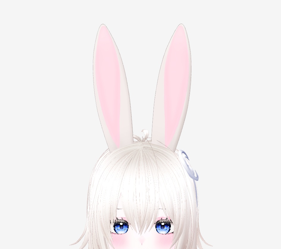 ミラリ-mirari-1.1【ウサ耳、ウサしっぽ】【オリジナル3Dモデル】