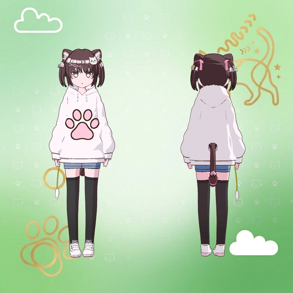 こあ-koa-1.0【オリジナル3Dモデル】