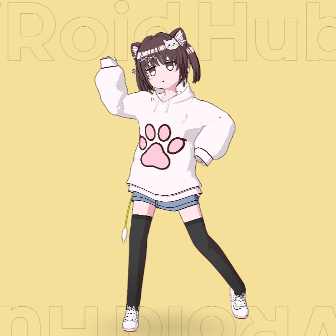 こあ-koa-1.0【オリジナル3Dモデル】