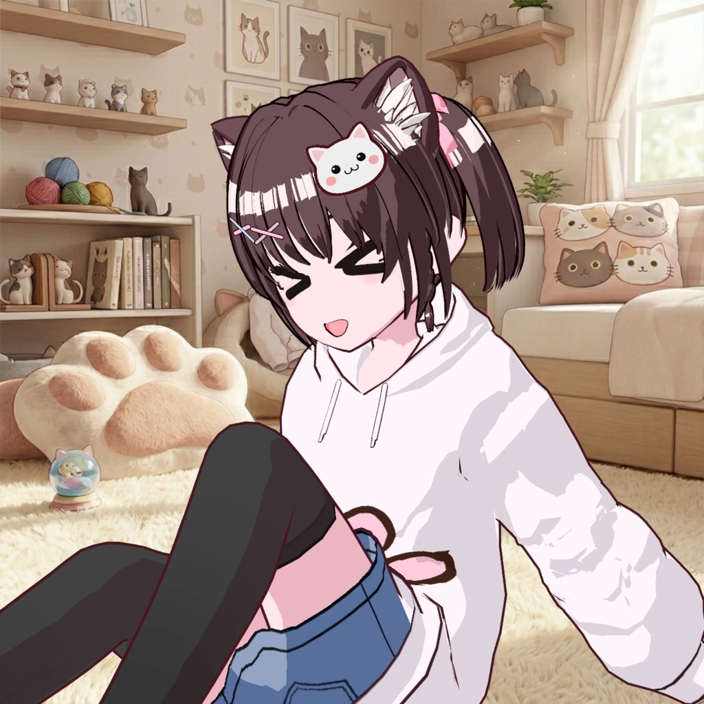 こあ-koa-1.0【オリジナル3Dモデル】