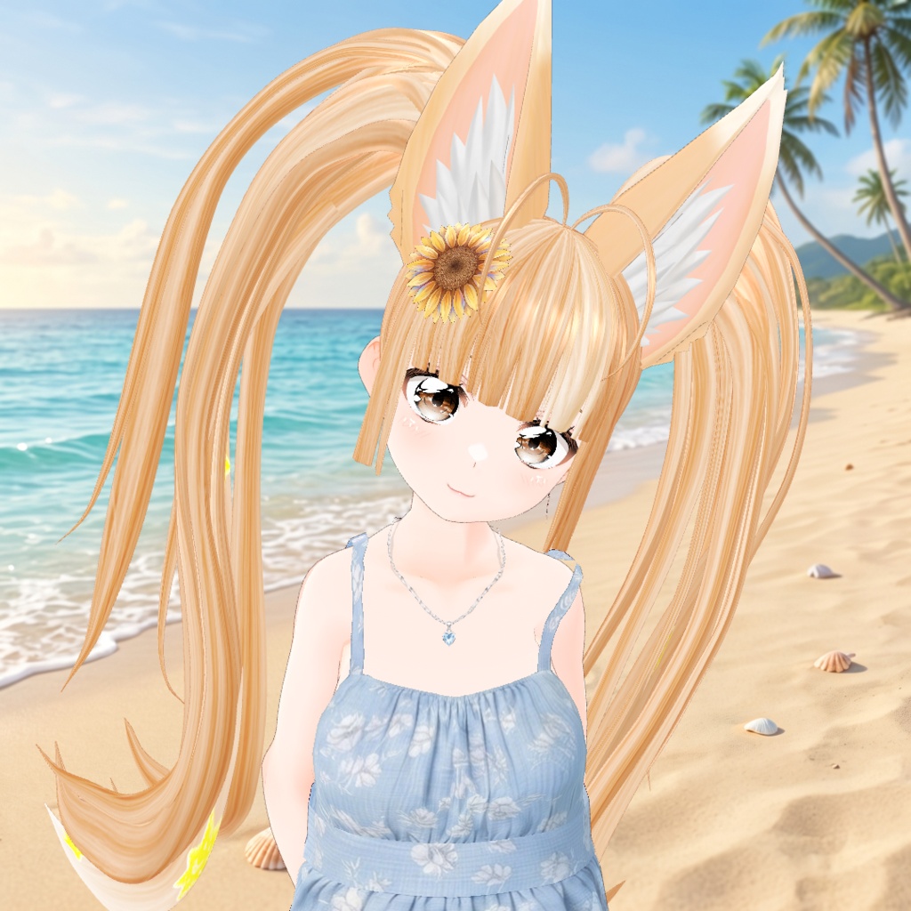 りむるる-rimururu-1.2【オリジナル3Dモデル】VRoidデータ/VRM/カスタムアイテム/XWear