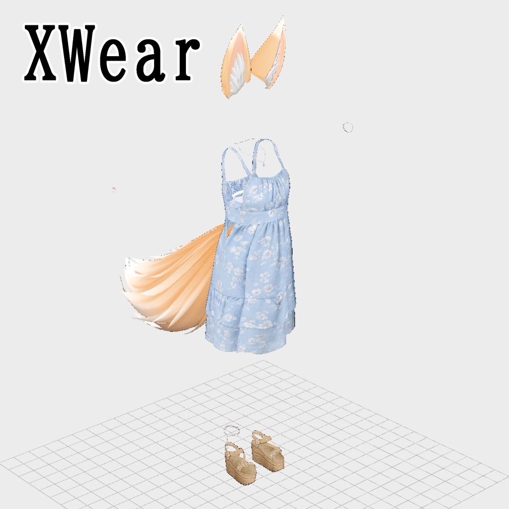 りむるる-rimururu-1.2【オリジナル3Dモデル】VRoidデータ/VRM/カスタムアイテム/XWear