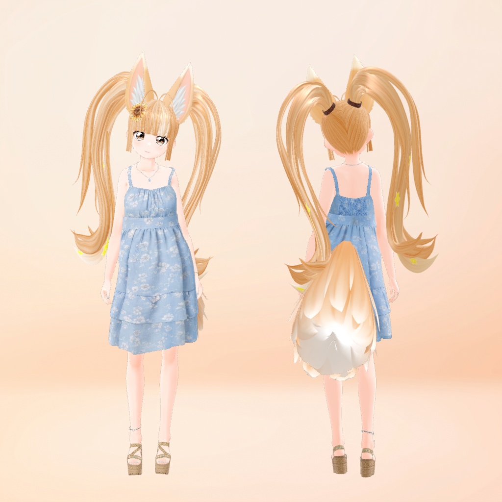 りむるる-rimururu-1.2【オリジナル3Dモデル】VRoidデータ/VRM/カスタムアイテム/XWear