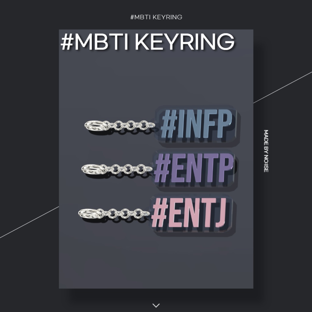 #MBTI KEYRING