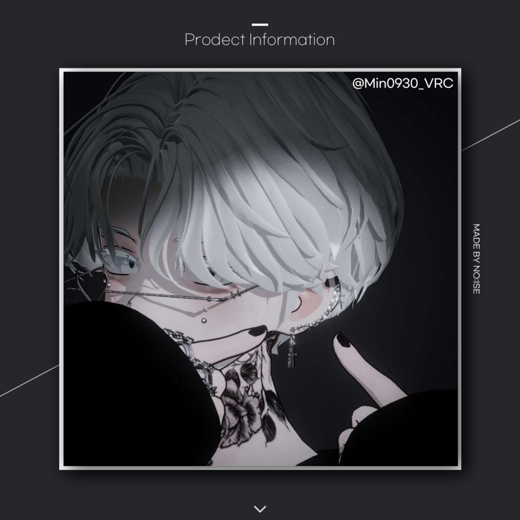 Cross chain earrings For Grus, Kikyo, Selestia