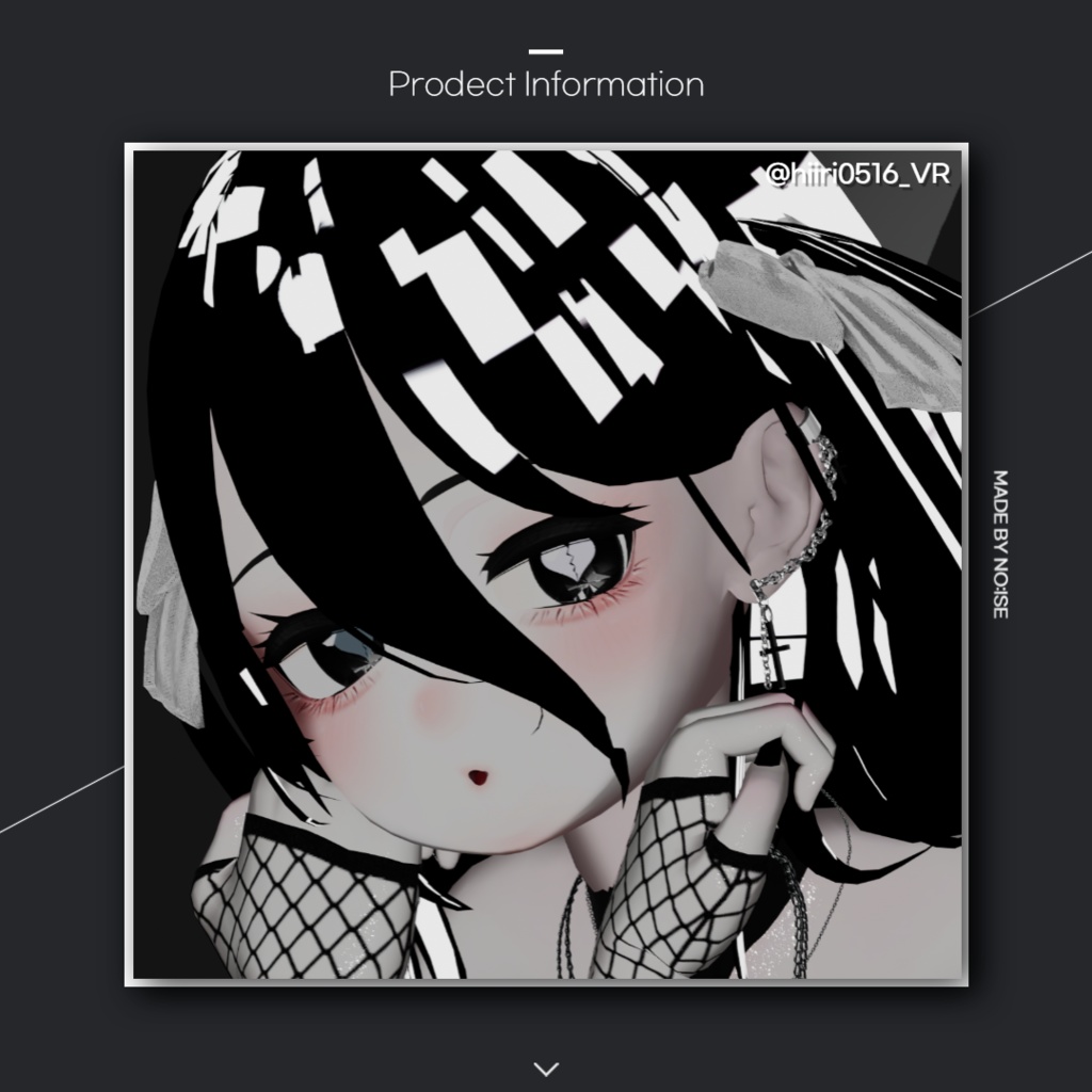 Cross chain earrings For Grus, Kikyo, Selestia