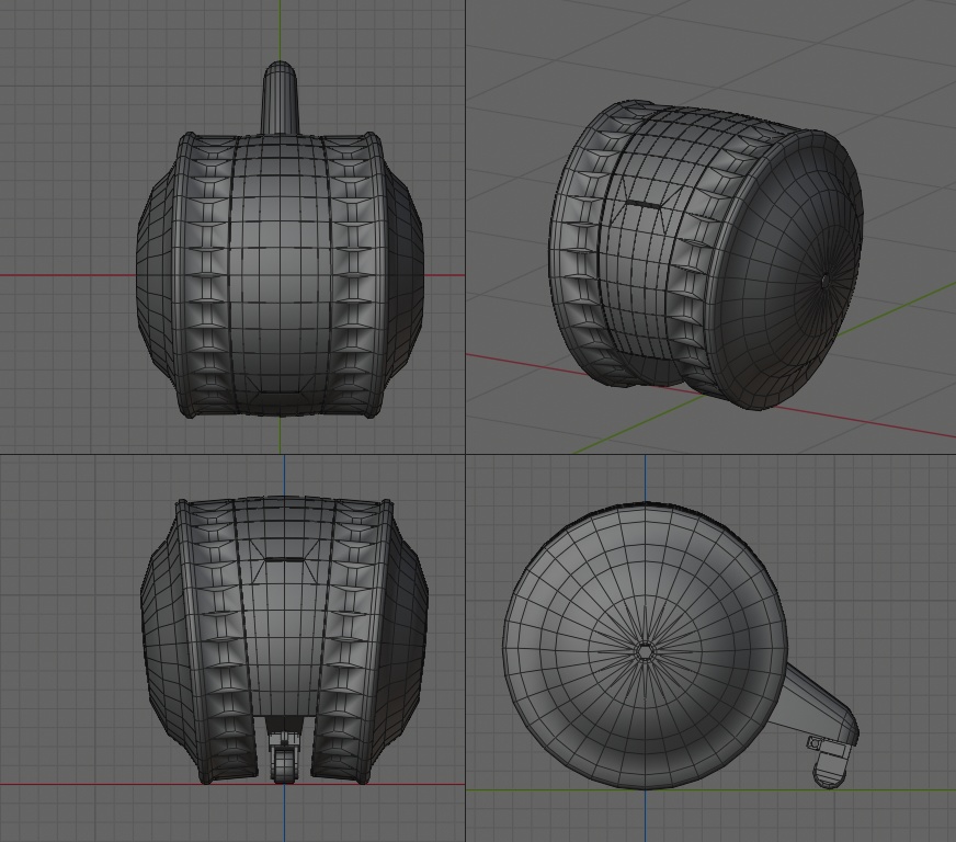 【VRM】クーゲルパンツァー【FBX】