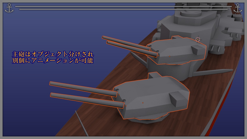 【FBX】ローポリ艦隊【3D素材】