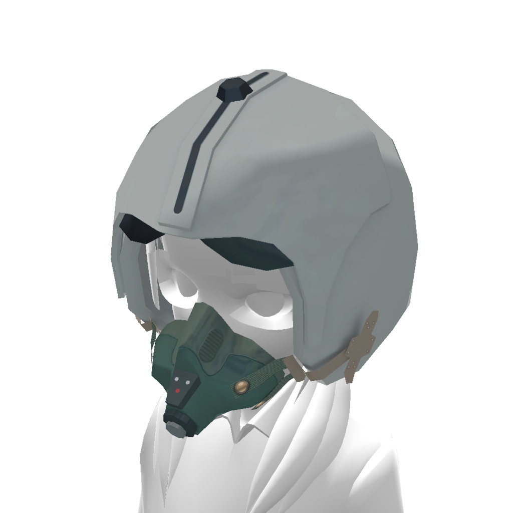 【FBX】ジェット戦闘機ヘルメットセット