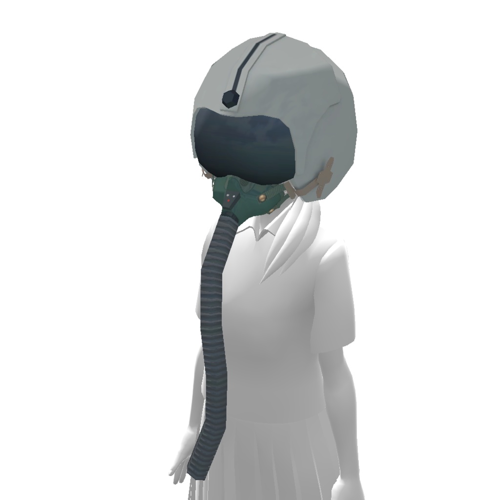 【FBX】ジェット戦闘機ヘルメットセット