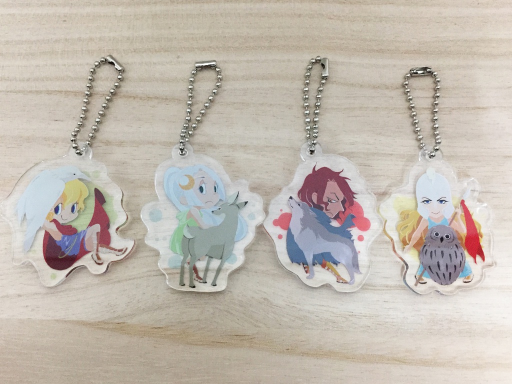 もふもふといっしょ!アクリルキーホルダー