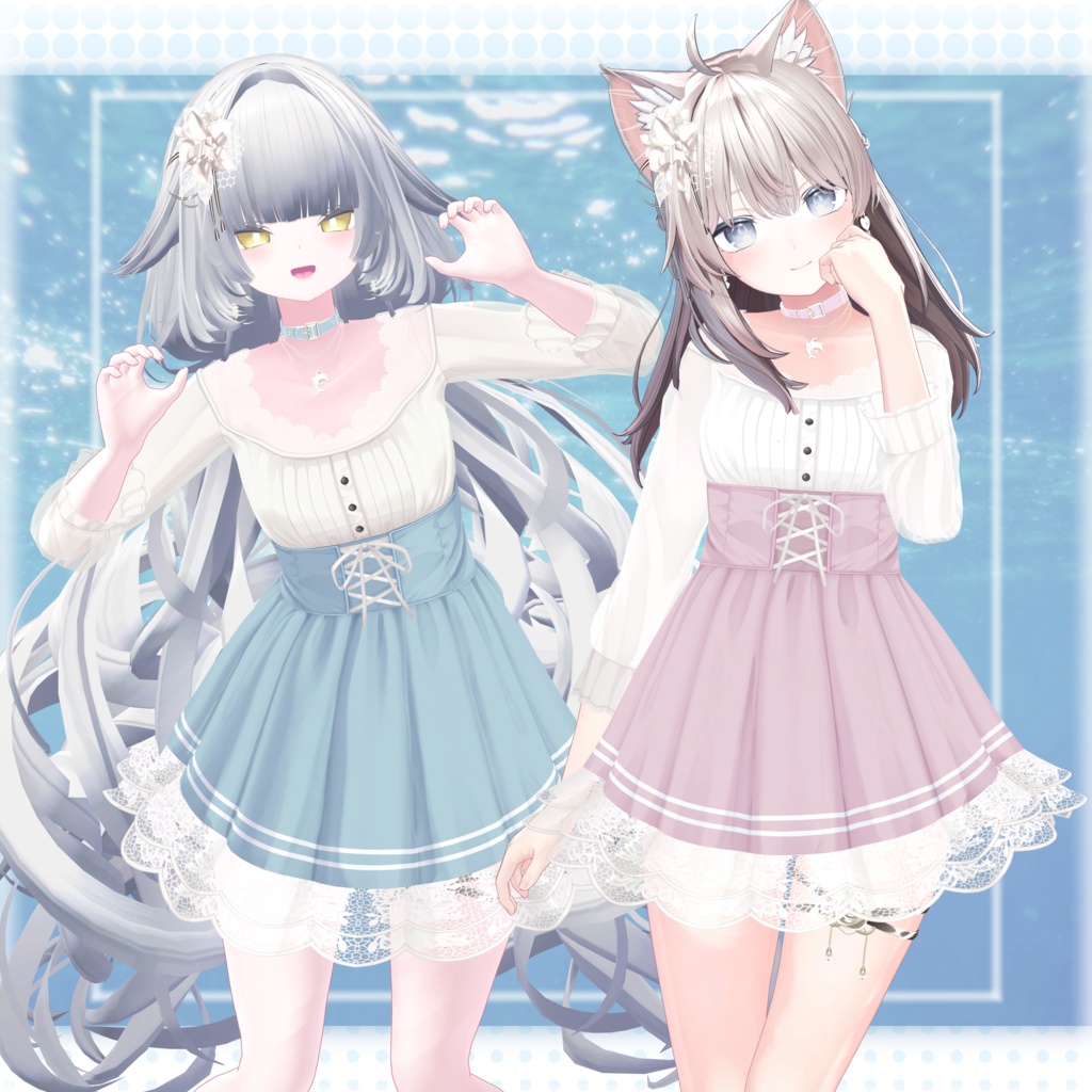 【7アバター対応】✨Pale Dolphin✨ペイルドルフィン