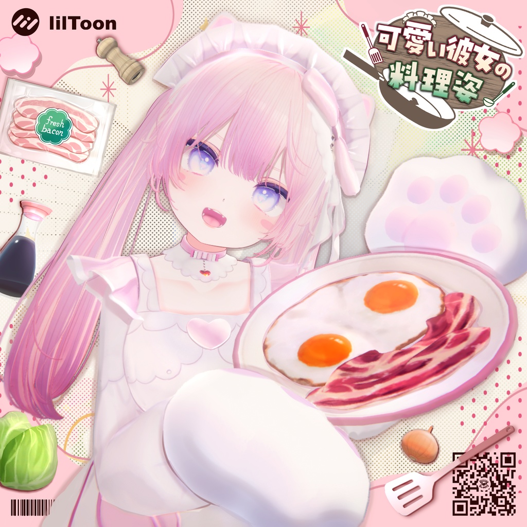 【9アバター対応】可愛い彼女の料理姿✨Kawaii Kanozyo🌟リニューアル