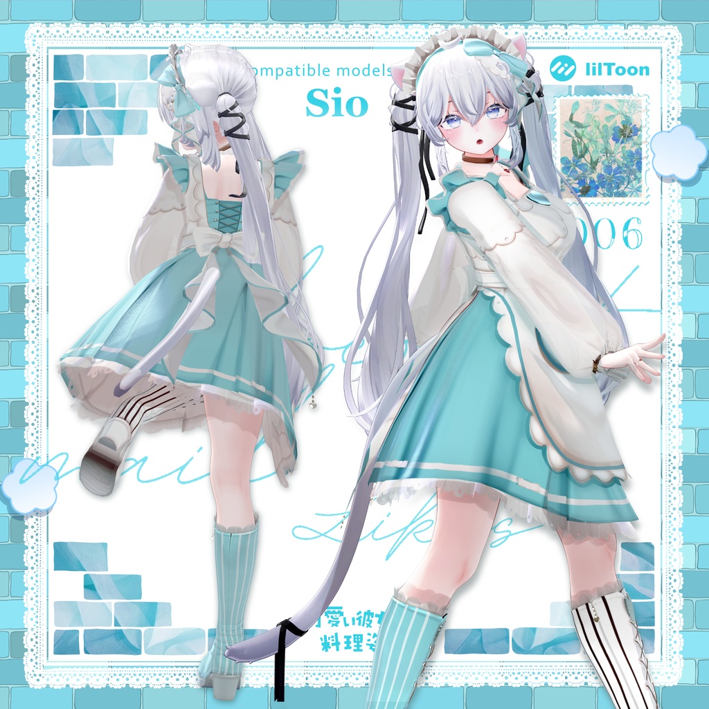 【9アバター対応】可愛い彼女の料理姿✨Kawaii Kanozyo🌟リニューアル