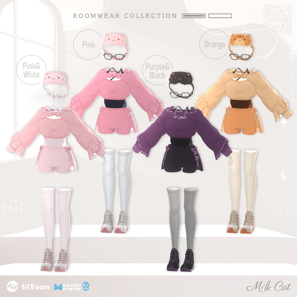 【9アバター対応】🐈⬛MilkCatRoomwear🐈⬛SAIL~9/30