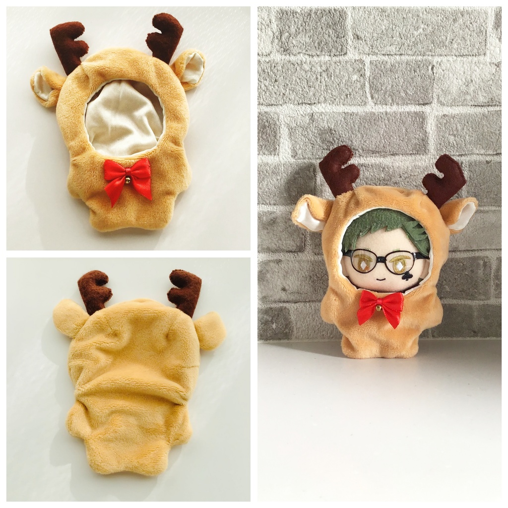 10cm〜11cm ぬい用 着ぐるみ クリスマスモチーフ