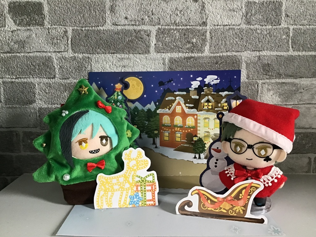 ぬい用 クリスマスモチーフ着ぐるみ