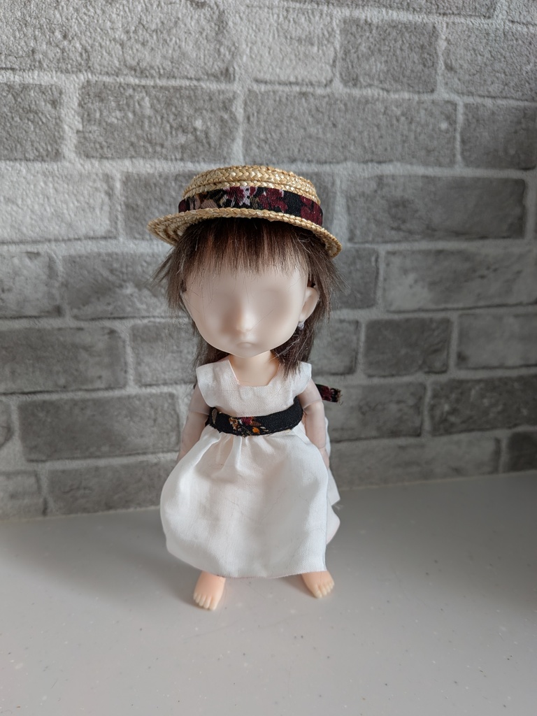 1/6サイズドール リカちゃん 麦わら帽子