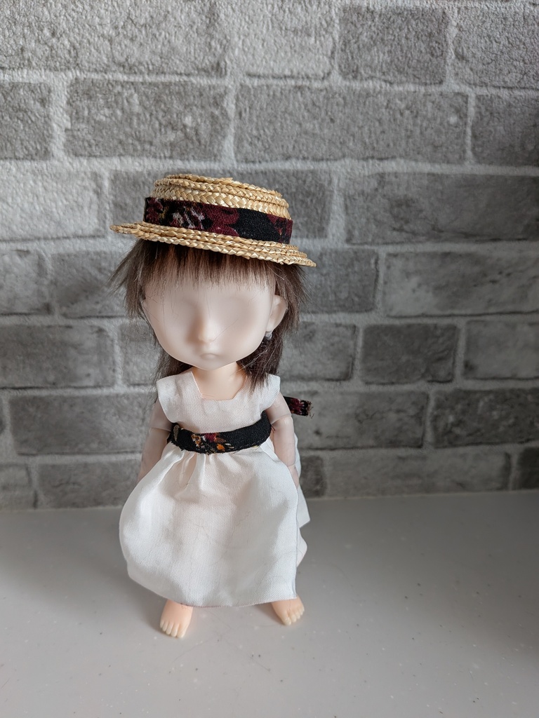 1/6サイズドール リカちゃん 麦わら帽子