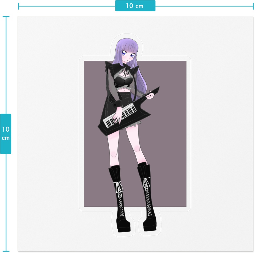 推しキャラバンドステッカー 氷上スミレ