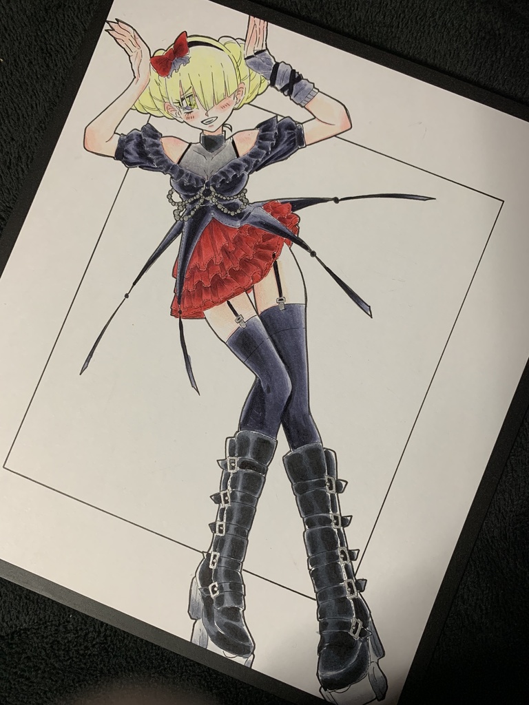 色紙　心愛れもん