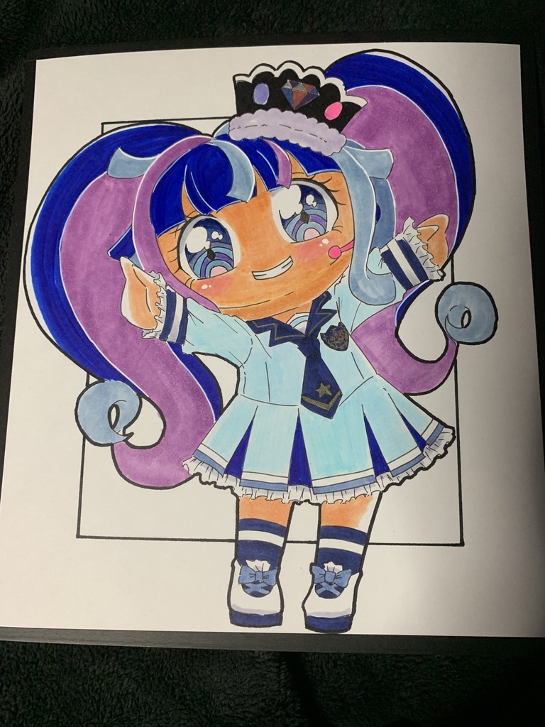 色紙　だよんぱん(四ツ星学園制服)